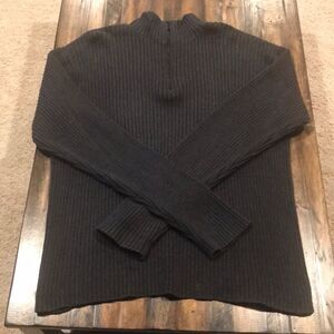Men's Size XL 3/4 Zip Ribbed Sweater